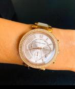 Dameshorloge MICHAEL KORS met steentjes, Autres marques, Utilisé, Montre-bracelet, Enlèvement ou Envoi