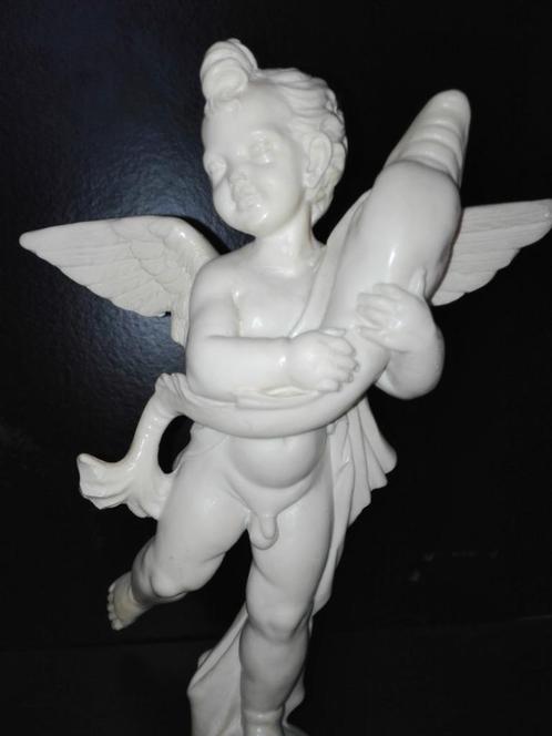 237) Het laatste naakte engeltje en de grote vis ( Santini, Antiek en Kunst, Kunst | Beelden en Houtsnijwerken, Ophalen of Verzenden