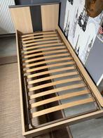 Bed compleet, Huis en Inrichting, Slaapkamer | Bedden, Ophalen, Hout, 200 cm, 90 cm