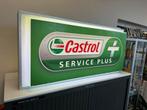 Castrol oude garage reclame lichtbak, Verzamelen, Gebruikt, Ophalen of Verzenden, Lichtbak of (neon) lamp