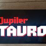 Nieuwe jupiler Tauro 8.3 Lichtreclame., Collections, Marques de bière, Panneau, Plaque ou Plaquette publicitaire, Enlèvement ou Envoi
