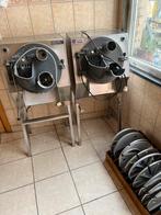 2 grote rvs snijmachines, Ophalen