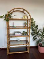 Rotan Vitrinekast, Huis en Inrichting, Ophalen, Gebruikt, 50 tot 100 cm, Met lade(s)