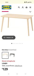 Ikea Lisabo Tafel, Huis en Inrichting, Ophalen, Zo goed als nieuw