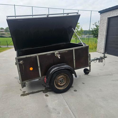 afsluitbare aanhangwagen bruto 750 kg / 500 kg laden, Auto diversen, Aanhangers en Bagagewagens, Gebruikt, Ophalen