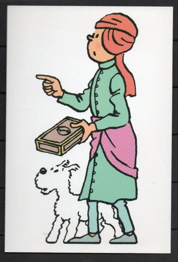 Carte postale : Hergé : Tintin - Les cigares du pharaon beschikbaar voor biedingen