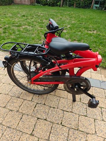 Bijna nieuwe Tern Link C7i vouwfiets – rode editie beschikbaar voor biedingen