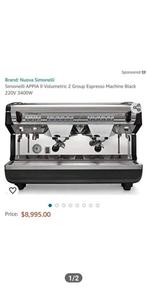 Nuova Simonelli APPIA 2   2950 €, Ophalen of Verzenden