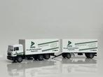 Albedo MAN F90 Dekra combinatie 1/87, Ophalen of Verzenden, Zo goed als nieuw, Bus of Vrachtwagen, Herpa