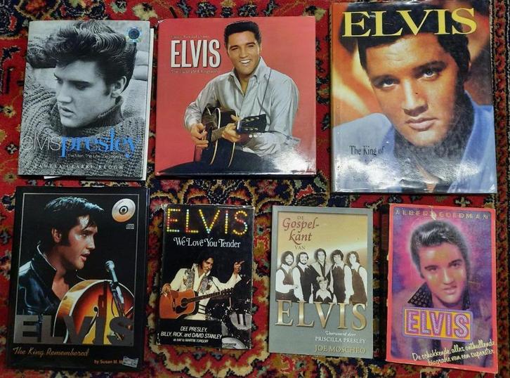 ELVIS PRESLEY- Grote Collectie Foto en leesboeken 26 stuks, Boeken, Muziek, Gelezen, Artiest, Ophalen