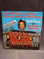 Singel Will Tura De Rode Duivels gaan naar Spanje, Cd's en Dvd's, Vinyl Singles, Gebruikt, Ophalen of Verzenden