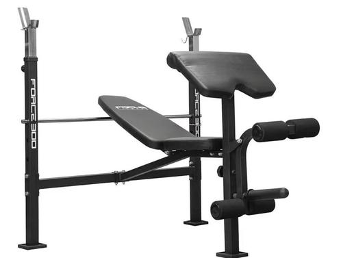 Halter en trainings bank Focus Fitness Force 300, Sport en Fitness, Fitnessapparatuur, Zo goed als nieuw, Krachtstation, Armen