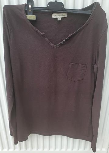 Bruine t-shirt met lange mouwen van Mar Collection maat 42 beschikbaar voor biedingen