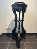 Grande sellette guéridon Napoléon III noircie, superbe, Antiquités & Art, Enlèvement ou Envoi