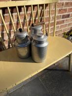 Setje oude melkkannen, Huis en Inrichting, Ophalen, Gebruikt