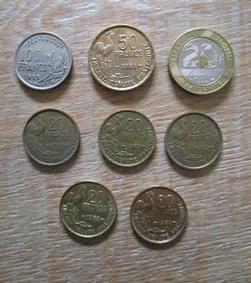 Munten Frankrijk francs beschikbaar voor biedingen
