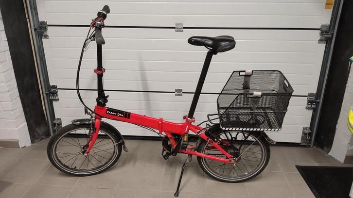 Dahon Vitesse i7 rood, Fietsen en Brommers, Fietsen | Vouwfietsen, Gebruikt, Dahon, Ophalen