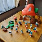 Smurfenhuisje met smurfen, Ophalen of Verzenden, Zo goed als nieuw