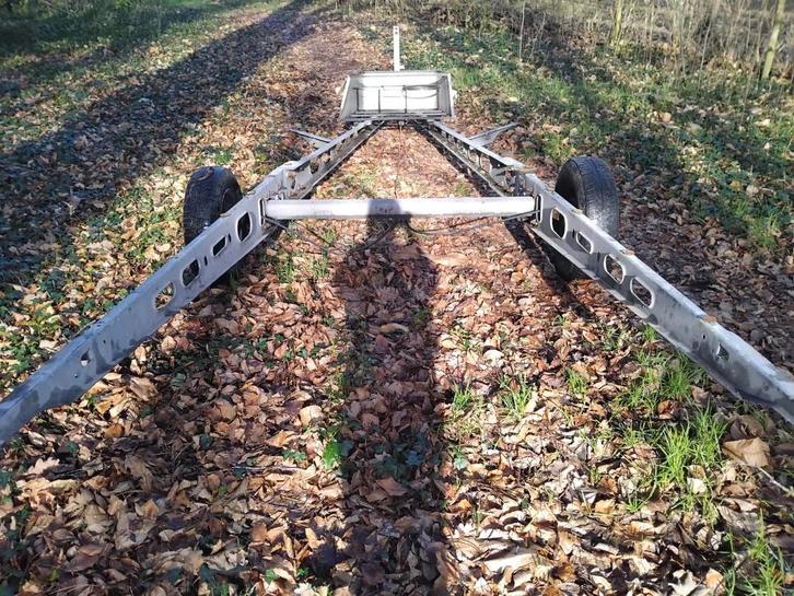 trailer 5m x 2m - onderstel tiny house - chassis, Auto diversen, Aanhangers en Bagagewagens, Zo goed als nieuw, Ophalen