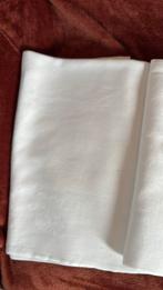 Set van 5 witte tafelkleden rechthoekige tafel, Ophalen of Verzenden, Gebruikt