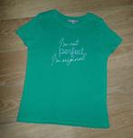 JBC groene tshirt met print (152), Kinderen en Baby's, Kinderkleding | Maat 152, Meisje, Ophalen of Verzenden, Zo goed als nieuw