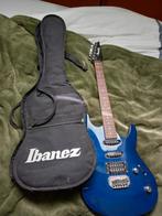 Guitare électrique Ibanez bleue avec sacoche, Muziek en Instrumenten, Gebruikt, Ibanez, Ophalen of Verzenden