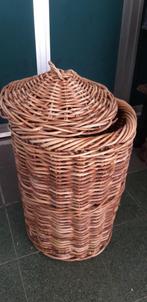 Rotan mand, Huis en Inrichting, Woonaccessoires | Schalen en Manden, Ophalen, Zo goed als nieuw, Rond, Mand