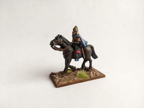 Crusader DAB108 Byzantian commander te paard - metaal 28mm, Hobby en Vrije tijd, Wargaming, Gebruikt, Historisch, Figuurtje(s)