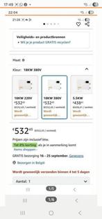 Nieuwe Zwembad warmtepomp 18kw 380v, Ophalen