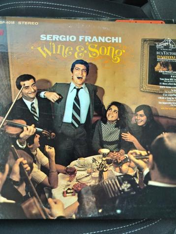 Lp Sergio Franchi Wine & Songs en très bon état, Enlèvement ou Envoi, Comme neuf