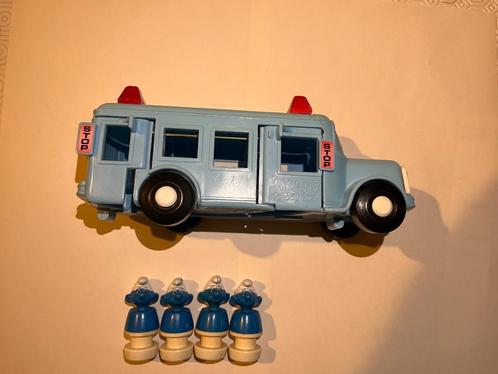 Smurfen schoolbus - vintage 1982, Verzamelen, Smurfen, Gebruikt, Overige typen, Verschillende Smurfen, Ophalen of Verzenden