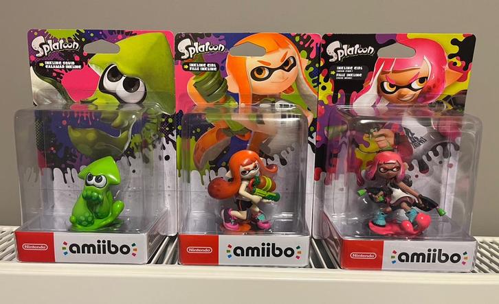 3 Splatoon Amiibo's, Games en Spelcomputers, Games | Nintendo Switch, Ophalen of Verzenden