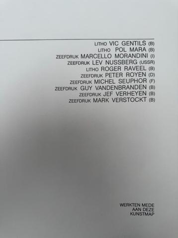 10 unieke lithomap BE kunstenaars -500 jaar Kathedraal A'pen beschikbaar voor biedingen