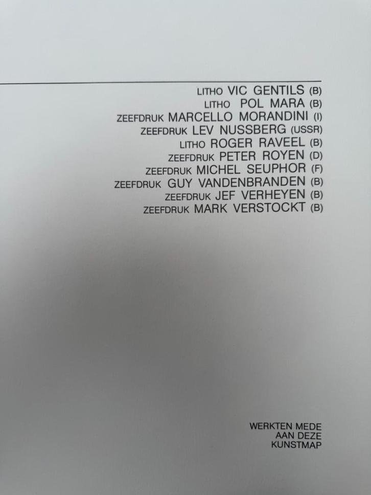 10 unieke lithomap BE kunstenaars -500 jaar Kathedraal A'pen, Antiek en Kunst, Kunst | Litho's en Zeefdrukken, Ophalen