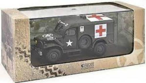 DODGE 4x4 US Army Ambulance 1944 1/43 Atlas IXO UH Neuf+Bte, Hobby & Loisirs créatifs, Voitures miniatures | 1:43, Neuf, Bus ou Camion