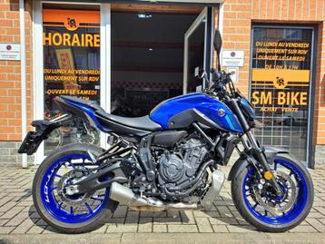 YAMAHA MT 07 ABS VANAF SEPTEMBER 2024 MET 3.100 KM OP DE TEL beschikbaar voor biedingen