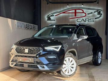 SEAT Ateca 1.0 TSI * SPORT * GARANTIE 12 MOIS * (bj 2021), Auto's, Seat, Stof, 116 pk, Ateca, Zwart