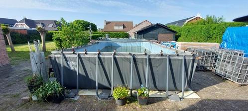 Intex zwembad Ultra XTR 975 x 488, Tuin en Terras, Zwembaden, Gebruikt, Opzetzwembad, 120 cm of meer, 400 cm of meer, 300 cm of meer