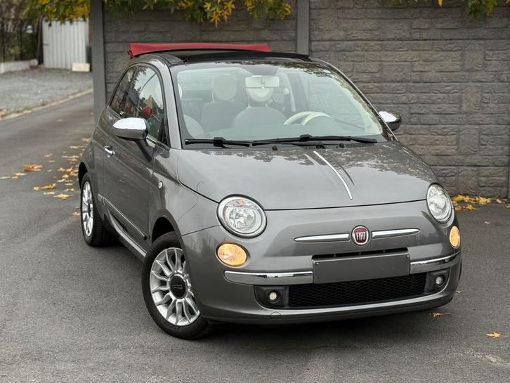 ✅ Fiat 500c cabrio 1.2i 1ste eigenaar, Auto's, Fiat, Particulier, 500C, Benzine, Cabriolet, 2 deurs, Handgeschakeld, Zilver of Grijs