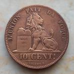 10 Cent 1855 Leopold I / Zeldzaam !!, Postzegels en Munten, Munten | België, Overig, Ophalen of Verzenden, Losse munt