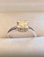 Bague avec diamant, Handtassen en Accessoires, Ringen, Wit, Nieuw, Ophalen of Verzenden, Dame