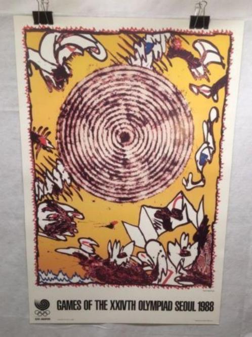 Pierre Alechinsky - Olympic Games - Seoul 1988, Antiek en Kunst, Kunst | Litho's en Zeefdrukken, Verzenden