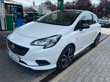 Opel Corsa -E 1.4 b turbo OPC -Line 2017 euro 6b 74 kw, Autos, Euro 6, Entreprise, Boîte manuelle, Noir