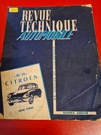 REVUE TECHNIQUE AUTOMOBILE CITROEN ID 19 de 1957 à 1964, Ophalen
