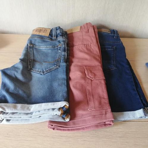 3 Shorts + 3 polo's jongen maat 134-140, Kinderen en Baby's, Kinderkleding | Maat 134, Zo goed als nieuw, Jongen, Ophalen of Verzenden