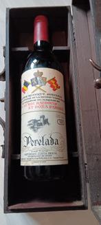 Rode wijn van Perelada uit 1993 ter gelegenheid van  huwelij, Rode wijn, Zo goed als nieuw, Ophalen