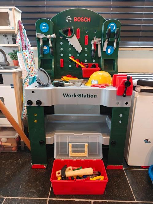 Speelgoed werkbank Bosch, Kinderen en Baby's, Speelgoed | Speeltafels, Gebruikt, Ophalen