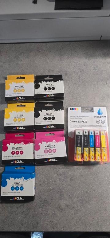 Inktpatronen Canon/Epson beschikbaar voor biedingen