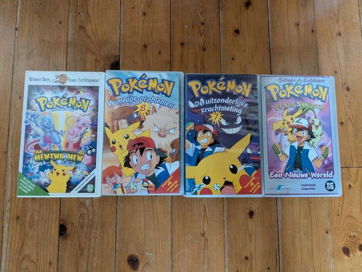 Pokémon VHS cassettes, Cd's en Dvd's, VHS | Film, Zo goed als nieuw, Ophalen