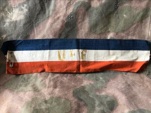 Franse Pre-War FFI armband (3), Verzamelen, Militaria | Tweede Wereldoorlog, Ophalen of Verzenden